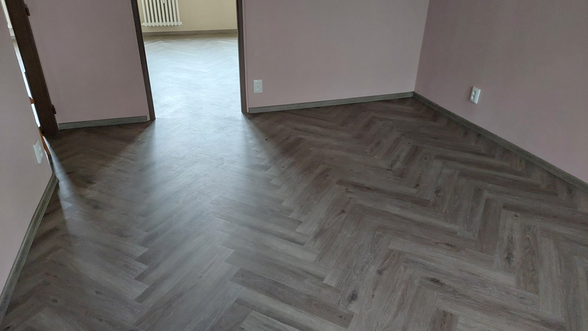 Podlahová krytina po montáži